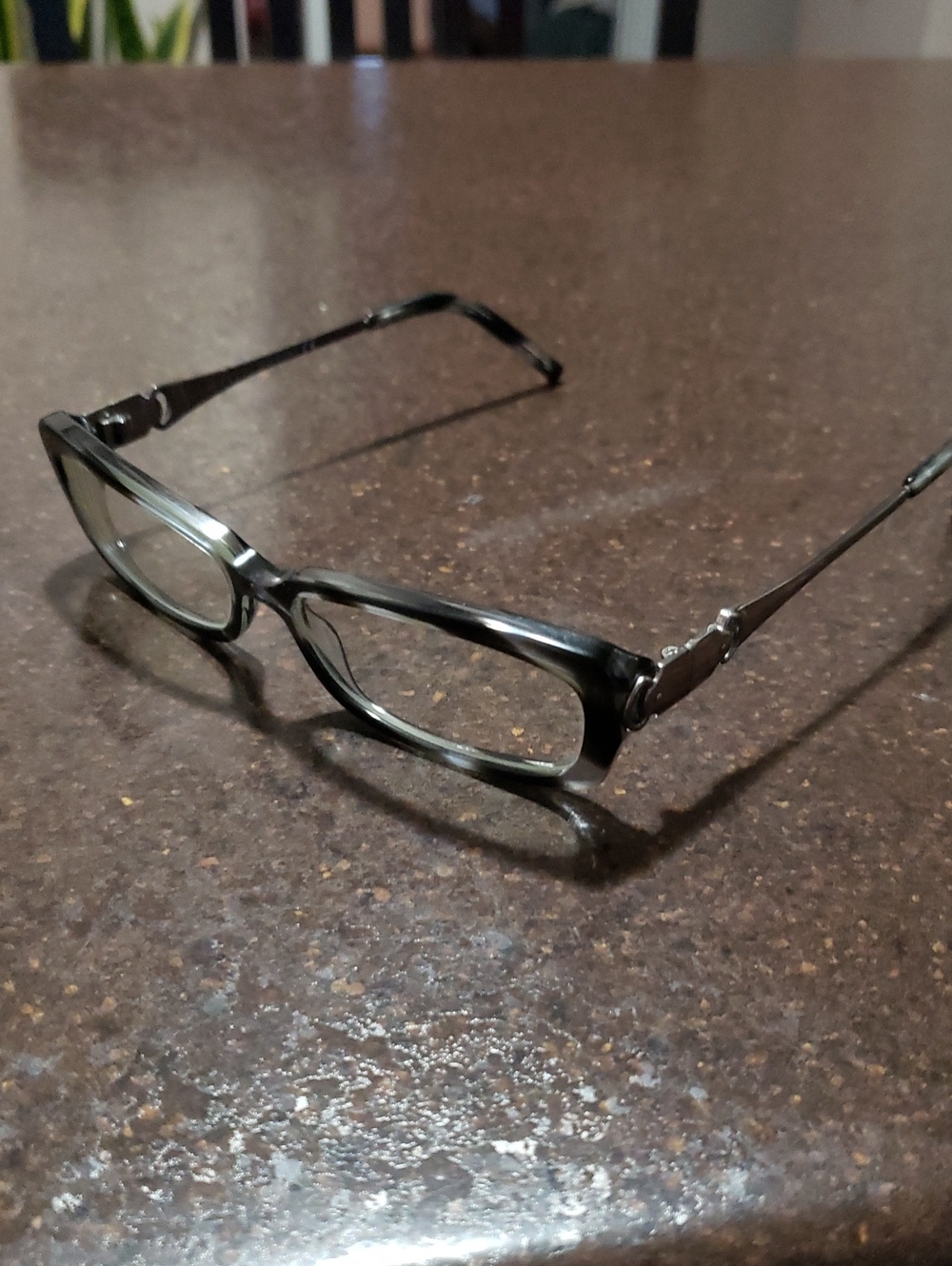 Gucci Eyeglasses, Frames Only, GG 2944 CET Gray Striped Italy 52-14-130